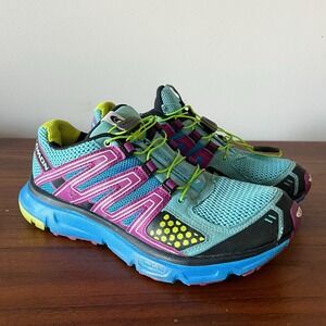 Salomon XR Mission 1 Women's Size 8 Hiking Shoes Blue Trail Sneakers 327035